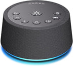 SoundLegend White Noise Sleep Sound Machines 30 Sounds 12 Colors Light 32-Level Volume 5 Timers for Home Travel Gift Adjustable Brightness Memory Function Compact