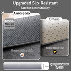 Amdrebio Grey Modern Large Living Room Rugs 6x9, Fluffy Area Rug for Bedroom, Shaggy Indoor Carpet for Kids Room Decor, Fuzzy Big Carpets for Playroom, Plush Thick Farmhouse Rugs, Soft Shag Fur Rug