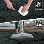 Fluffy 5x8 Area Rugs for Bedroom Living Room,Thick Shag Throw Floor Carpet,Soft Shaggy Bedside Non-Slip Rug Dusk Gery