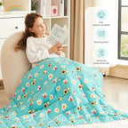 HOSUKKO Weighted Blanket - 7 lbs Green Avocado Heavy Blanket - Breathable Blanket(41 * 60 inches, 7 lbs)