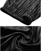 SIHA Satin Silk Pajamas for Women Pajama Set With Long Sleeve Button-Down Satin Pajamas Sleepwear XS-3XL