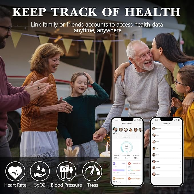 Smart Health Ring 2.0 for Women Men, Slim Scratch & Fingerprint Resistant Design, Efficient Chip Fitness Tracker, Monitors Heart, Blood Oxygen & Pressure, Sleep, Steps, Waterproof, Silver 10