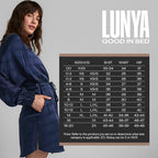 Lunya Washable Silk Robes for Women – Lightweight Short Robes with Pockets, Removable Belt & Interior Tie – Multiple Colors
