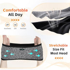 Sleep Headphones Bluetooth 6.0 Headband, 20H Playtime Headband Headphones with HD Stereo Speakers, Sports Wireless Earphones for Side Sleepers Workout Yoga Travel Meditation, Gifts for Women Men
