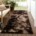 Ultra Soft Fluffy Shaggy Runner Rug 2x4, Modern Plush Indoor Carpet for Hallway Entryway Bedroom Living Room Kitchen, Upgraded Non-Slip Fuzzy Rug