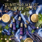 ARVIDSSON Essential Oils Roll On Set, Natural Self Care Essential Oil Blends Gift for Women - Sweet Dream, Unwind, Breahte, Balance, Focus, Happy, Aromatherapy Oil Roller for Body, Massage