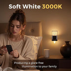 L LOHAS LED Night Light, Night Lights Plug into Wall, 3000K Warm White, Farmhouse Barn Plug in Light with Dusk to Dawn Sensor, for Bedroom, Bathroom, Kitchen, Hallway