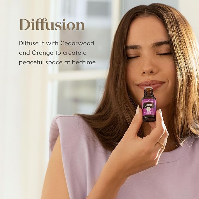 Lavender Essential Oil 5ml by Young Living – Pure Lavender Oil for Aromatherapy, Essential Oil Diffuser, Skin & Relaxation, Essential Oils for Diffuser & Home Use