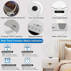 Sunrise Alarm Clock Wake Up Light - 3 Color LED Lamp with Sound & Light Awakening, Bioclock Adjustment, Ring Light Design for Bedroom Bedside