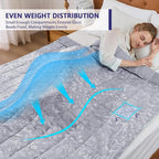 yescool King Size Weighted Blanket for Adults (20 lbs, 80” x 87”, Pearl Grey) Cooling Heavy Blanket for Sleeping Perfect for 190-210 lbs, Breathable Blanket for Adults & Couple All Season