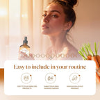 SIVA Carrot Seed Oil 4oz (118ml) Premium Cold-Pressed 100% Natural Carrier Oil With Dropper For Face, Skin Care, Body Massage, Hair Care, Hair Oiling & Scalp Massage