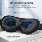 YFONG Weighted Sleep Mask, Women Men 3D Eye Mask Blocking Lights Sleeping Mask (4.2oz/120g), Pressure Relief Night Sleep Eye Mask with Adjustable Strap, Eye Cover Blindfold for Travel Nap Yoga, Purple