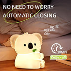 Koala Night Light, 7 Colors Dimmable Bedside Lamp, Touch Control Night Lamp with Timer for Kids Adults, Used for Camping Party Room Decor (Koala)