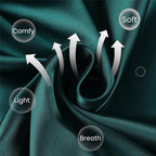Kihnop Women's Satin Robe Silk Robe Lace Bridal Robes for Bride Bridesmaid Robes Silky Bathrobe Getting Ready Sleepwear