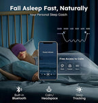 Luxury Bluetooth 5.4 Sleep Mask for Adults - Ice Fiber Cooling & HD Sound, 100% Light Blocking Adjustable Eye Cover for Travel & Side Sleepers - Soft Sleep Headphones with 10H Playtime