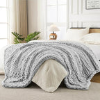 Ultra Soft Chunky Knit Throw Blanket 40x50 Hand Knitted Warm Chenille Throw Blanket, Home Decor Soft Thick Yarn Cable Knit Blanket Breathable Fleece Banket Christmas for Couch Bed Sofa Best Gift