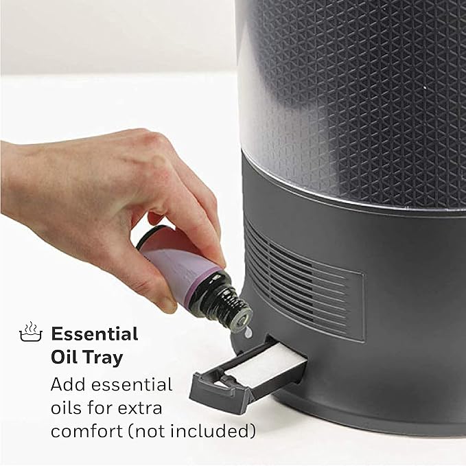 Honeywell Designer Series Cool Mist Humidifier, Room Humidifiers, Black
