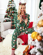 Ekouaer Women Satin Silk Pajamas Classic Long Sleeve Button Down Pjs Set Soft Loungewear