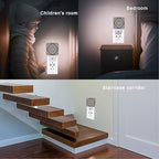 Mandala Floral Night Lights Plug into Wall Ethnic Mandala Night Light 0.5W Sleep Friendly for Boys Girls Led Night Light Dusk to Dawn Sensor Nightlight for Stairway/Hallway/Kitchen