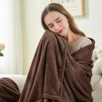 BEDELITE Fleece Blanket Brown Throw Blankets for Couch & Bed, Luxury Plush Cozy Fuzzy Blanket 50" x 60", Super Soft Warm Lightweight Throw Blanket for Travel Camping