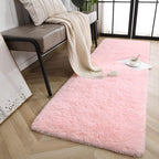 Jelymark Super Soft Shaggy Rug for Bedroom, 2x6 Feet Fluffy Carpet for Living Room, Fuzzy Indoor Plush Area Rug for Home Decor, Furry Floor Rugs for Dorm, Kids Nursery Rug for Girls, Pink