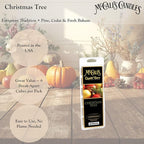 McCall’s Candles | Christmas Tree | Scented Wax Melt | Evergreen, Pine, Fir Needle & Holiday Magic | 6-Piece Break-Apart Bar | 12–24 Hours Per Wedge | Poured in the USA | 5.5 oz