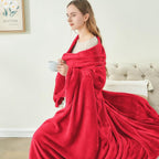 BEDELITE Fleece Blanket King Size Blankets for Bed, Luxury Plush Cozy Fuzzy Blanket 108x90 inches, Super Soft Warm Lightweight Throw Blanket All Seasons Suitable, Red