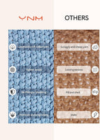 YnM Chunky Cotton Knit Throw Blanket, Cable Knit Throws for Bed Couch Sofa, Comfy & Relaxing, Decorative Piece for Farmhouse Modern Boho Rustic Scandinavian Chic Vibe, Aqua Blue 50x60 Inches