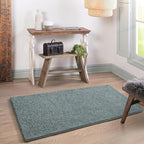 Keeko Soft 2x4 Small Runner Rug, Bedside Rugs for Bedroom Indoor Runner Hallway Carpets Non Slip Living Room Area Throw Rugs Memory Foam Laundry Room Rug for Teen Kids Boys Dorm Room Decor Grey