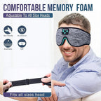 Sleep Mask with Bluetooth Headphones, Boodlab Bluetooth Eye Mask for Sleeping, Washable Sleeping Headphones, Cool Tech Gadgets Unique Gift for Valentine's Father's Mother's Day Birthday Christmas