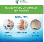 Pure Guardian H910BL Ultrasonic Cool Mist Humidifier, 14 Hrs. Run Time, 210 Sq. Ft. Coverage, Small Rooms, Quiet, Filter Free (Pack of 2)