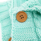 XMWEALTHY Baby Blankets for Boys Girls Newborn Essentials Wrap Swaddles Knit Sleeping Bag Stroller Receiving Blanket Light Aqua 0-6 Month