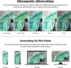 NEWCOSPLAY Super Soft Queen Blanket Aqua Premium Silky Flannel Fleece 3D Waffle Checkered Lightweight Bed Blanket All Season Use (Aqua, Queen(90"x90"))