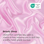 Bedsure Satin Pillowcase with Zipper, Similar to Silk Pillow Cases 2 Pack, Silky & Soft Satin Pillow Cases Standard Size for Hair and Skin, Gifts for Women, Pink Room Decor for Women, 20x26 Inches