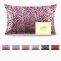 Mulberry Silk Pillowcase for Hair and Skin King Size Leopard Print Silk Pillow Cases with Zipper Soft Breathable Smooth Cooling Silk Pillow Covers for Sleeping (Pink Paint, 20"X 36",1Pcs)