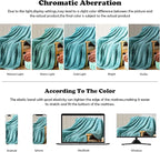 NEWCOSPLAY Super Soft King Blanket Teal Premium Silky Flannel Fleece 3D Waffle Checkered Lightweight Bed Blanket All Season Use (Light Teal, King(90"x110"))