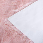 SAFAVIEH Faux Sheep Skin Collection 5' x 8' Pink FSS115G Silken Glam 2.35-inch Thick Area Rug