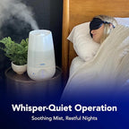 Vicks FilterFree Plus Cool Mist Plus Humidifier (VUL565), Medium Room –Filter-Free Cool Mist Humidifier for Baby, Kids and Adult Rooms, Works with Vicks VapoPads