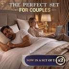 Royal Therapy 2-Pack King Size Pillows, Shredded Memory Foam Pillow - Bed Pillow, Hypoallergenic Bamboo-Derived Rayon Cover, Breathable, CertiPUR-US Certified, Removable Cover, Neck Pain Relief
