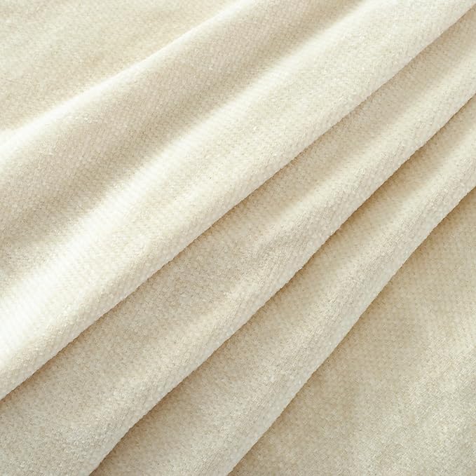 Chenille Throw Blanket for Couch with Tassels,60"X80" Soft Cozy Lightweight Knitted Boho Decorative Blankets for Bed and Sofa,Cream