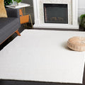 SAFAVIEH Washable Rug Faux Rabbit Fur Shag Collection - 6' x 9', Off-White, Slip Resistant & Easy Cleaning, Ideal for Living Room, Bedroom, Kids Playroom, Nursery, Dining Space (FRF976A)