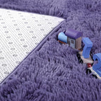 Noahas Fluffy 8x10 Area Rugs for Living Room,Shaggy Taro Purple Rugs for Bedroom Girls,Thick Shag Throw Carpet,Soft Non-Slip Dorm Nursery Kids Rug Home Decor Aesthetic