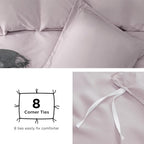 Bedsure Duvet Cover Twin/Twin XL Size - Soft Double Brushed Bedding Set for Kids & Adults, Zipper Closure, 2 Pieces, Includes 1 Duvet Cover (68"x90") & 1 Pillow Sham, NO Comforter, Pink Mocha