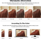 NEWCOSPLAY Super Soft Queen Blanket Coffee Premium Silky Flannel Fleece 3D Checkered Lightweight Bed Blanket All Season Use (Coffee Checkered, Queen(90"x90"))