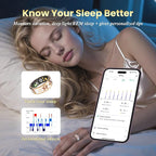 Enamel Craft Smart Ring for Women & Men - No Subscription Fee Fitness Tracker with Sleep Tracking, Heart Rate, SpO2 - IP68 Waterproof for iPhone Android - Activity Tracker, Remote Camera (7)