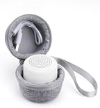 Dreamegg Portable White Noise Machine with Travel Case - Egg-Sized Sound Machine for Baby & Adult Sleep, 16 Soothing Sounds, 1000mAh Battery, Timer, Sound Machine for Baby Adults Home Gift, White