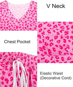 ASTANFY Valentines Day Pajamas Women 2 Piece Silk Valentine Pjs Cute Heart Pajamas V Neck Satin Sleepwear Loungewear Set