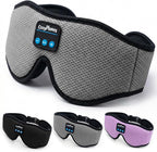 CozyPhones Bluetooth Sleep Mask with Headphones – 3D Contoured Memory Foam Eye Mask, Wireless Eye Mask for Sleeping, Adjustable Sleep Headphones, Bluetooth 5.4, 14H Playtime - Grey