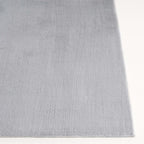 SAFAVIEH Washable Rug Faux Rabbit Fur Shag Collection - 2' x 3', Silver, Slip Resistant & Easy Cleaning, Ideal for Accent Space, Foyer, Bedside, Bathroom, Nursery, Boys & Girls Room (FRF100G)
