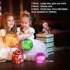 5.9 inch Galaxy Moon Lamp Remote & Touch Control 16 Colors LED Night Light Rechargeable Globe Light as Gifts Decor for Boys/Girls/Kids/Women